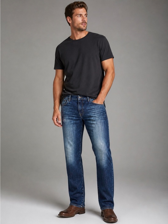 Lucky Brand Other - Lucky Brand Men’s Straight Leg Jeans 38x32 Dark Wash | Classic Denim